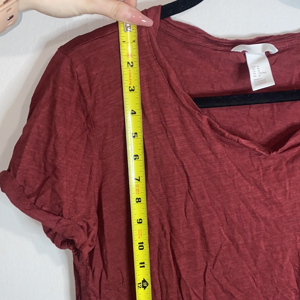 🎱Basic H&M Dark red/ orange top! - Picture 5 of 7